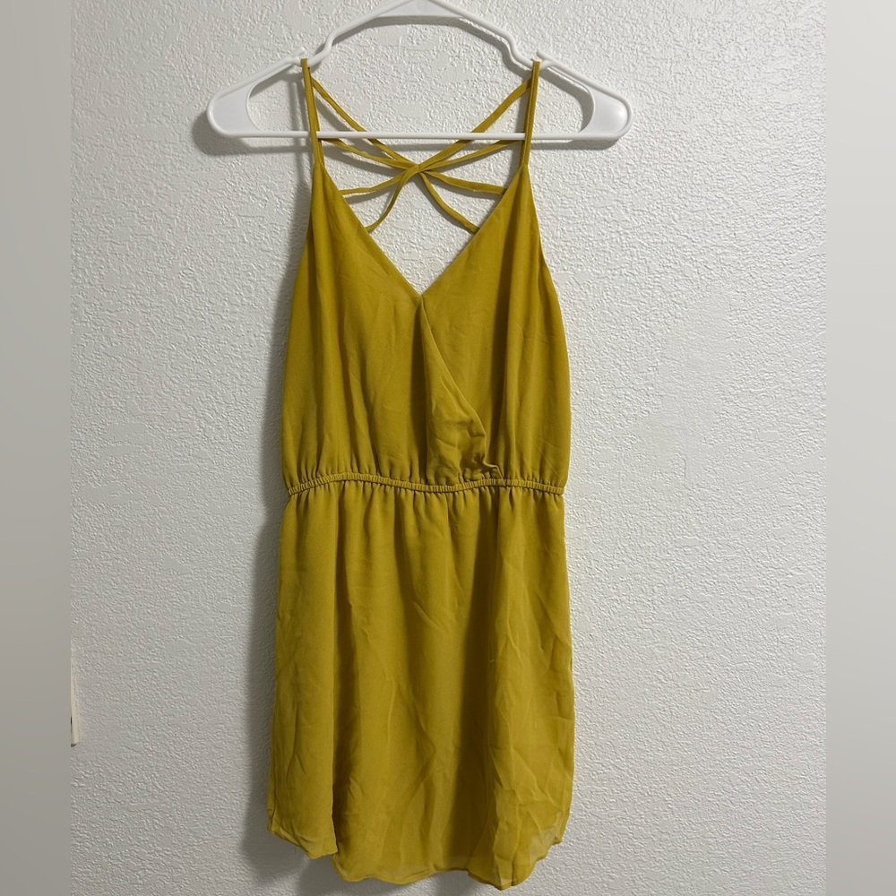Women’s Dress- Mustard Yellow